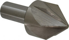 Interstate - 2" Head Diam, 1" Shank Diam, 6 Flute 82° Cobalt Countersink - Exact Tool & Supply