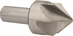 Interstate - 2" Head Diam, 1" Shank Diam, 6 Flute 90° Cobalt Countersink - Exact Tool & Supply
