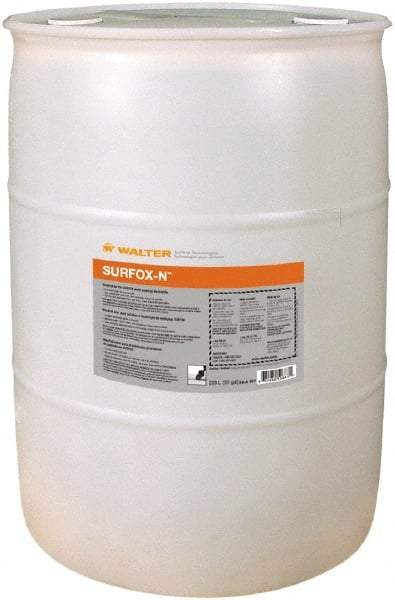 WALTER Surface Technologies - 55 Gallon, TIG Welder Neutralizer - For Use with All Surfox - Exact Tool & Supply