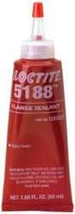 Loctite - 50 mL Tube Red Polyurethane Joint Sealant - -65 to 300°F Operating Temp, 24 hr Full Cure Time, Series 5188 - Exact Tool & Supply