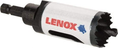 Lenox - 1-1/8" Diam, 1-9/16" Cutting Depth, Hole Saw - Bi-Metal Saw, Toothed Edge - Exact Tool & Supply