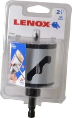 Lenox - 2-1/8" Diam, 1-9/16" Cutting Depth, Hole Saw - Bi-Metal Saw, Toothed Edge - Exact Tool & Supply