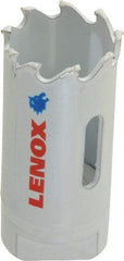 Lenox - 1" Diam, 1-1/2" Cutting Depth, Hole Saw - Carbide-Tipped Saw, Toothed Edge - Exact Tool & Supply