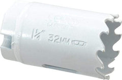 Lenox - 1-1/4" Diam, 1-1/2" Cutting Depth, Hole Saw - Carbide-Tipped Saw, Toothed Edge - Exact Tool & Supply