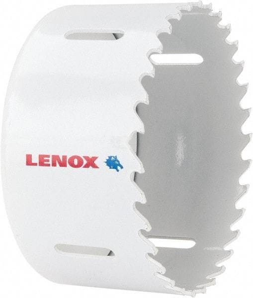 Lenox - 3-1/2" Diam, 1-1/2" Cutting Depth, Hole Saw - Carbide-Tipped Saw, Toothed Edge - Exact Tool & Supply