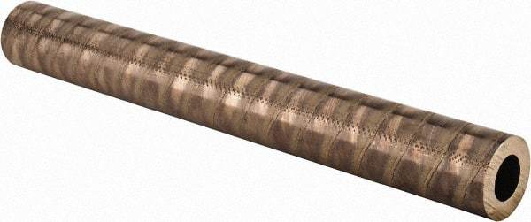 Made in USA - 1-1/2 Inch Outside Diameter x 13 Inch Long, Aluminum Bronze Round Tube - 1 Inch Inside Diameter, Alloy Aluminum Bronze (CDA 954), 5 Lb. Shipping Weight - Exact Tool & Supply