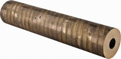 Made in USA - 2-1/2 Inch Outside Diameter x 13 Inch Long, Aluminum Bronze Round Tube - 1 Inch Inside Diameter, Alloy Aluminum Bronze (CDA 954), 16 Lb. Shipping Weight - Exact Tool & Supply