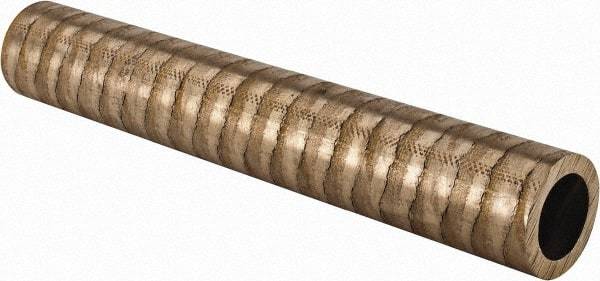Made in USA - 2 Inch Outside Diameter x 13 Inch Long, Aluminum Bronze Round Tube - 1-1/2 Inch Inside Diameter, Alloy Aluminum Bronze (CDA 954), 6 Lb. Shipping Weight - Exact Tool & Supply