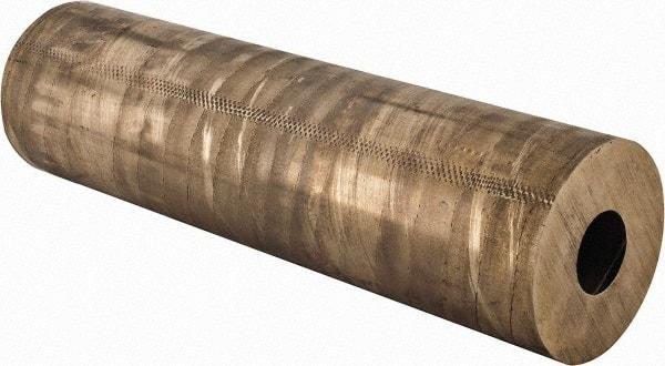 Made in USA - 3-1/2 Inch Outside Diameter x 13 Inch Long, Aluminum Bronze Round Tube - 1-1/2 Inch Inside Diameter, Alloy Aluminum Bronze (CDA 954), 30 Lb. Shipping Weight - Exact Tool & Supply