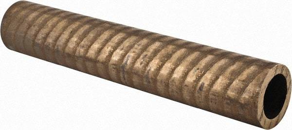 Made in USA - 2-1/4 Inch Outside Diameter x 13 Inch Long, Aluminum Bronze Round Tube - 1-3/4 Inch Inside Diameter, Alloy Aluminum Bronze (CDA 954), 7 Lb. Shipping Weight - Exact Tool & Supply
