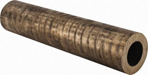 Made in USA - 2-3/4 Inch Outside Diameter x 13 Inch Long, Aluminum Bronze Round Tube - 1-3/4 Inch Inside Diameter, Alloy Aluminum Bronze (CDA 954), 14 Lb. Shipping Weight - Exact Tool & Supply