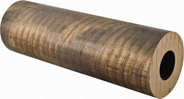 Made in USA - 4 Inch Outside Diameter x 13 Inch Long, Aluminum Bronze Round Tube - 2 Inch Inside Diameter, Alloy Aluminum Bronze (CDA 954), 36 Lb. Shipping Weight - Exact Tool & Supply