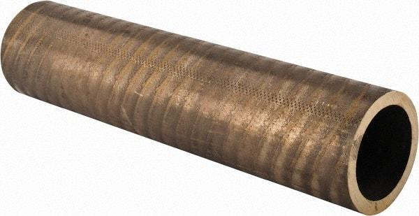 Made in USA - 3 Inch Outside Diameter x 13 Inch Long, Aluminum Bronze Round Tube - 2-1/2 Inch Inside Diameter, Alloy Aluminum Bronze (CDA 954), 10 Lb. Shipping Weight - Exact Tool & Supply