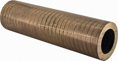 Made in USA - 3-1/2 Inch Outside Diameter x 13 Inch Long, Aluminum Bronze Round Tube - 2-1/2 Inch Inside Diameter, Alloy Aluminum Bronze (CDA 954), 19 Lb. Shipping Weight - Exact Tool & Supply