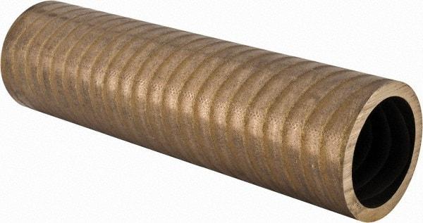 Made in USA - 3-1/2 Inch Outside Diameter x 13 Inch Long, Aluminum Bronze Round Tube - 3 Inch Inside Diameter, Alloy Aluminum Bronze (CDA 954), 12 Lb. Shipping Weight - Exact Tool & Supply