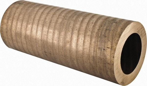 Made in USA - 5 Inch Outside Diameter x 13 Inch Long, Aluminum Bronze Round Tube - 3-1/2 Inch Inside Diameter, Alloy Aluminum Bronze (CDA 954), 40 Lb. Shipping Weight - Exact Tool & Supply