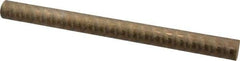 Made in USA - 1 Inch Diameter x 13 Inch Long, Bronze Round Rod - Alloy CDA 954 - Exact Tool & Supply