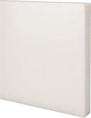 Made in USA - 2' x 6" x 3/4" Natural (Color) Acetal Rectangular Bar - Exact Tool & Supply