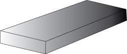 Made in USA - 3/4" Thick x 12" Wide x 1' Long, Polyurethane Sheet - Natural, 80A Hardness, ±0.025 Tolerance - Exact Tool & Supply