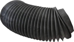 Made in USA - 24 Inch Long, 0.04 Inch Thick, Nylon Airtight Molded Bellows - 4-1/2 Inch Inside Diameter - Exact Tool & Supply