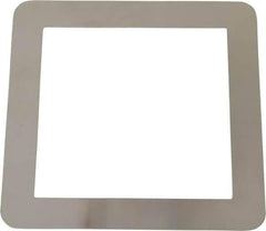 Made in USA - Aluminum Bellows Mounting Flange - 3 x 3 Inch Inside Square - Exact Tool & Supply