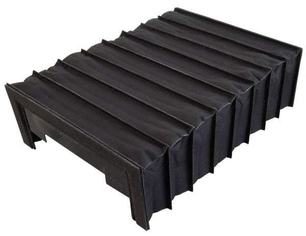 Made in USA - Nylon Sewn Way Cover - 24-1/2 Inch Inside Width - Exact Tool & Supply