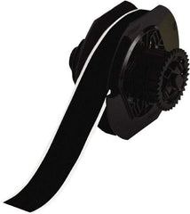 Brady - 1-1/8" Wide x 1,200" Long, Black Vinyl Tape - For BBP30 Label Printer, BBP33 Label Printer, BBP35 Multicolor Sign & Label Printer, BBP37 Color & Cut Sign & Label Printer, BradyPrinter S3100, BBP31 Sign & Label Printer - Exact Tool & Supply