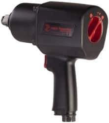 PRO-SOURCE - 3/4" Drive, 6,200 RPM, 1,300 Ft/Lb Torque Impact Wrench - Pistol Grip Handle, 9 CFM, 3/8" Inlet - Exact Tool & Supply