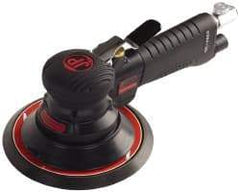 PRO-SOURCE - 12,000 OPM, 3 CFM Air Consumption, Right Angle Air Orbital Sander - Round Pad, 1/4 NPT Inlet - Exact Tool & Supply
