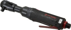 PRO-SOURCE - 3/8" Drive, 400 RPM, 75 Ft/Lb Torque Ratchet Wrench - Inline Handle, 4 CFM, 90 psi, 1/4" NPT Inlet - Exact Tool & Supply