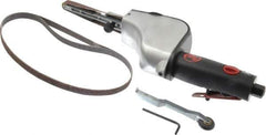 PRO-SOURCE - 1/4 to 1/2 x 24 Inch, 20,000 RPM Air Belt Sander - 1/4 NPT Inlet, 4.2 CFM Air Consumption - Exact Tool & Supply