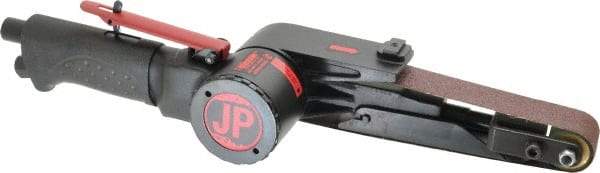PRO-SOURCE - 1-5/32 x 21-1/4 Inch, 12,000 RPM Air Belt Sander - 1/4 NPT Inlet, 4.2 CFM Air Consumption - Exact Tool & Supply