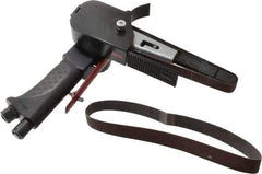 PRO-SOURCE - 3/4 x 20-1/2 Inch, 16,000 RPM Air Belt Sander - 4.2 CFM Air Consumption, Rear Exhaust - Exact Tool & Supply