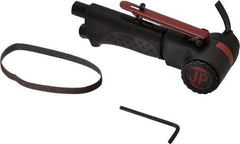 PRO-SOURCE - 3/8 x 13 Inch, 18,000 RPM Air Belt Sander - 1/4 Inch Inlet, 4.2 CFM Air Consumption - Exact Tool & Supply