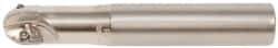 Seco - 5/8" Cut Diam, 0.55" Max Depth of Cut, 5/8" Shank Diam, 3.878" OAL, Indexable Ball Nose End Mill - Straight Shank, R218.20 Toolholder, 218.20-080.R Insert - Exact Tool & Supply