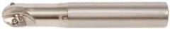Seco - 5/8" Cut Diam, 0.55" Max Depth of Cut, 5/8" Shank Diam, 3.878" OAL, Indexable Ball Nose End Mill - Straight Shank, R218.20 Toolholder, 218.20-080.R Insert - Exact Tool & Supply