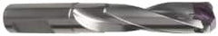 Guhring - 0.551 to 0.57", 46.2mm Max Depth, 5/8" Shank Diam, 68mm Flute, Replaceable-Tip Drill - Exact Tool & Supply