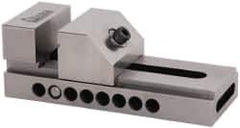 Gibraltar - 3" Jaw Width, 3-3/4" Jaw Opening Capacity, 1-3/8" Jaw Height, Toolmaker's Vise - Flat Jaw, 0.003" Parallelism, 0.005" Squareness, 7" OAL x 2-1/2" OAH - Exact Tool & Supply