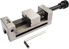 Gibraltar - 2-3/4" Jaw Width, 3" Jaw Opening Capacity, 1-9/16" Jaw Height, Toolmaker's Vise - Flat Jaw, 0.003" Parallelism, 0.005" Squareness, 254mm OAL x 4-1/4" OAH - Exact Tool & Supply