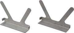 Gibraltar - 5" Jaw Width, Aluminum, Vise Jaw Cap - Press On Attachment - Exact Tool & Supply