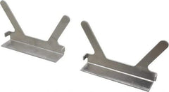 Gibraltar - 5-1/2" Jaw Width, Aluminum, Vise Jaw Cap - Press On Attachment - Exact Tool & Supply