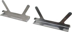 Gibraltar - 8" Jaw Width, Aluminum, Vise Jaw Cap - Press On Attachment - Exact Tool & Supply