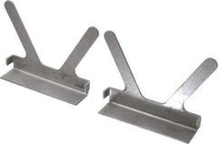 Gibraltar - 4-1/2" Jaw Width, Aluminum, Vise Jaw Cap - Press On Attachment - Exact Tool & Supply