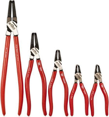 Wiha - 5 Piece Retaining Ring Plier Set - Comes in Box - Exact Tool & Supply