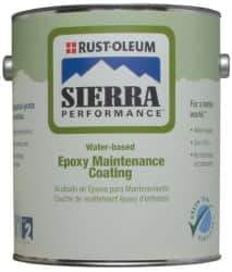 Rust-Oleum - 1 Gal Safety Yellow Water-Based Epoxy - 230 to 340 Sq Ft/Gal Coverage - Exact Tool & Supply