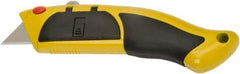 Ability One - Snap Utility Knife - 7" Steel Blade, Yellow Steel Handle - Exact Tool & Supply