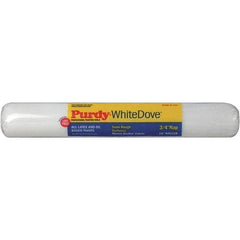 Purdy - 3/4" Nap, 18" Wide Paint General Purpose Roller Cover - Medium-Rough Texture, Woven Dralon Fabric - Exact Tool & Supply