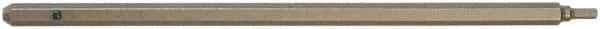 Paramount - 3/32" Hex Screwdriver Blade - 5mm Drive, 5-1/2" OAL - Exact Tool & Supply