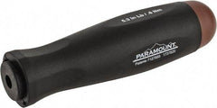 Paramount - 1 Piece, 0.6 Max N/m, Preset Torque Limiting Screwdriver - 0.1969" Drive - Exact Tool & Supply