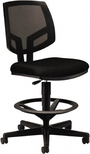 Hon - Swivel & Adjustable Stools Type: Adjustable Height Stool Base Type: Swivel - Exact Tool & Supply